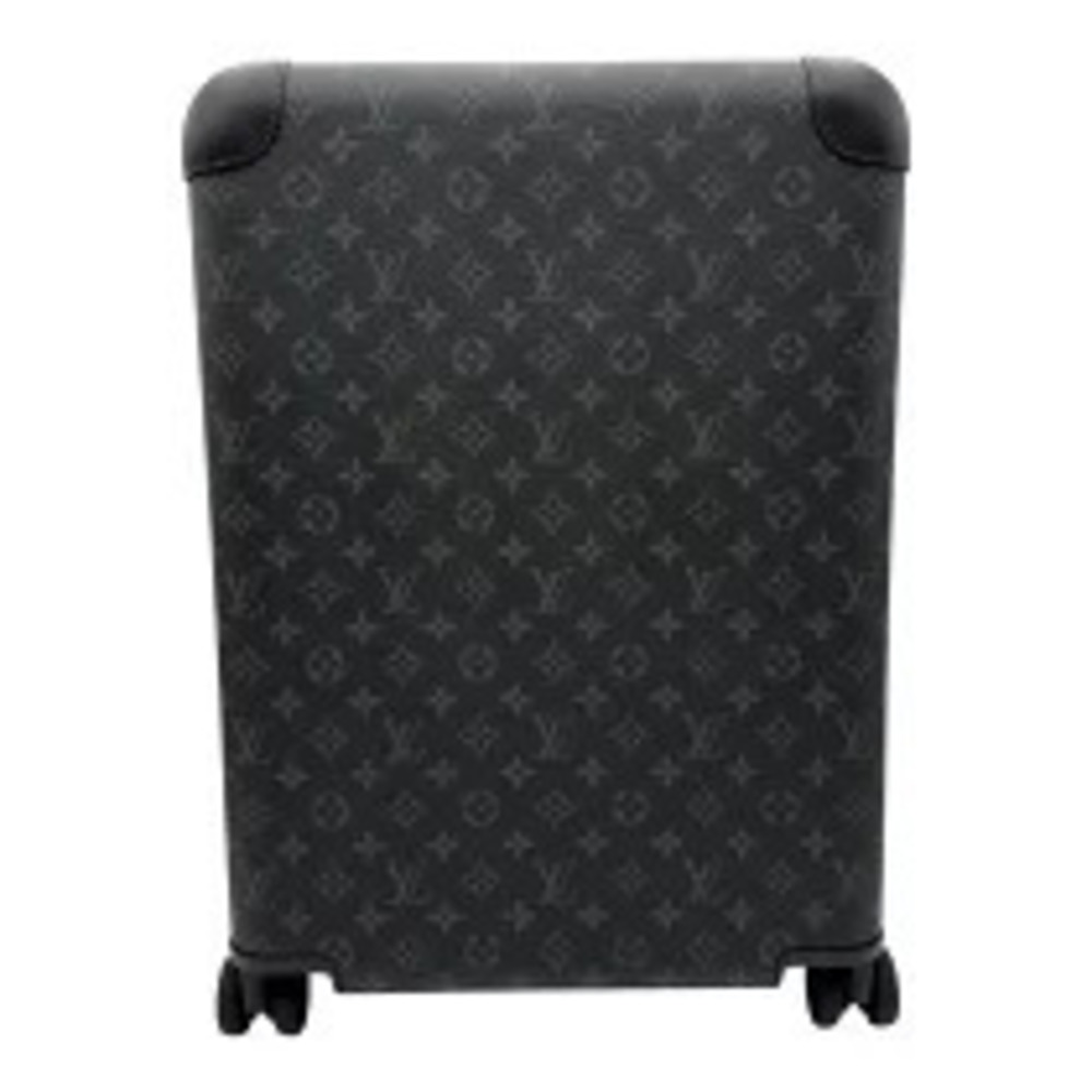 Louis Vuitton Horizon Black Monogram Eclipse Black Leather Suitcase
